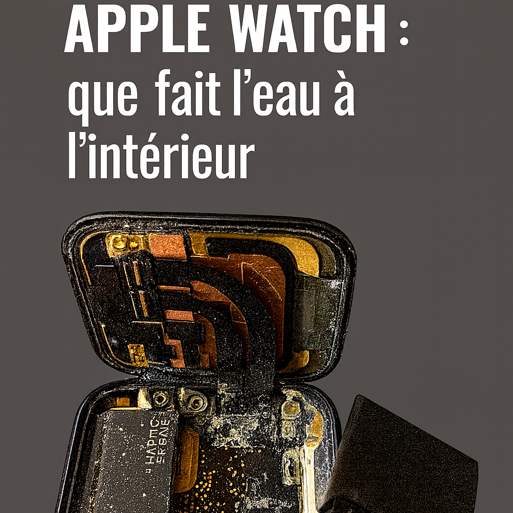 Étanchéité Apple Watch – que fait l’eau à l’intérieur ? Étanchéité Apple Watch – corrosion interne causée par l’eau