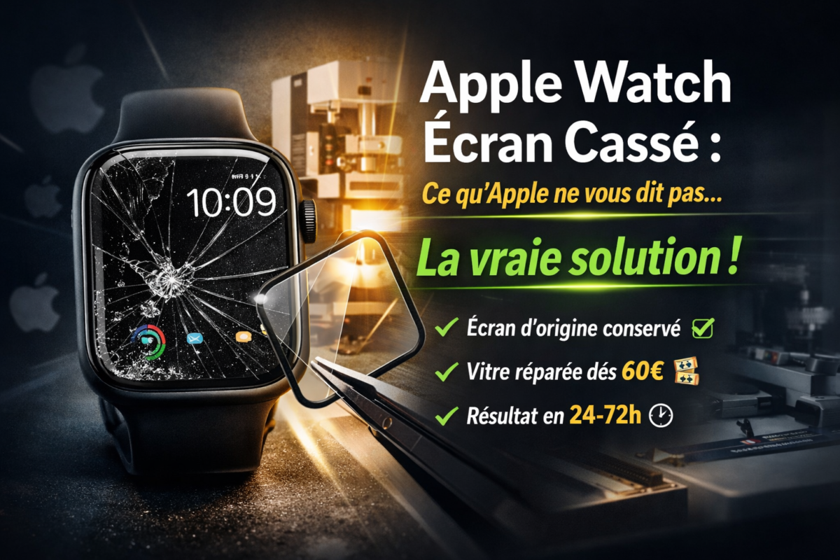 Apple Watch écran cassé- VERPHONE AIX-en -Provence